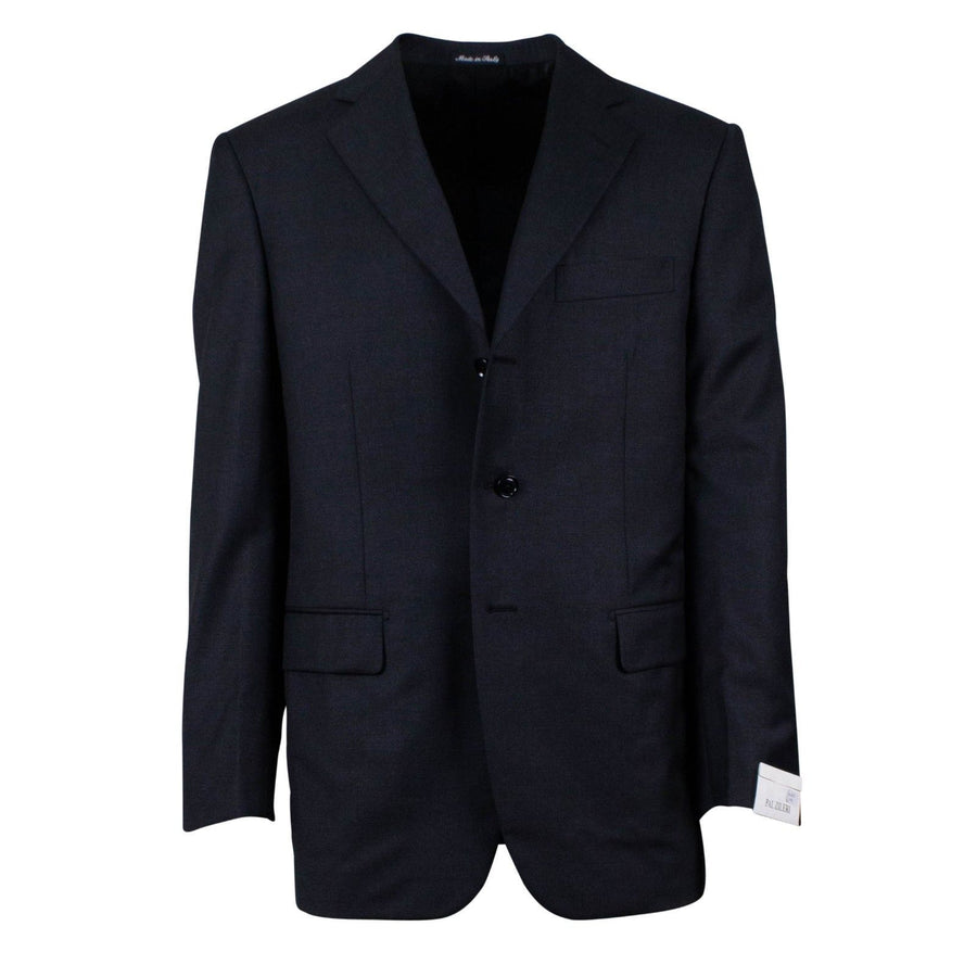 Drop 8 Three Button Solid Suit - Charcoal Grey