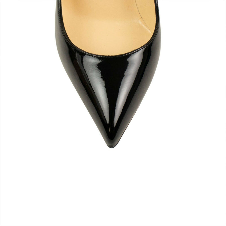 Patent 'Pigalle Follies' Heels - Black