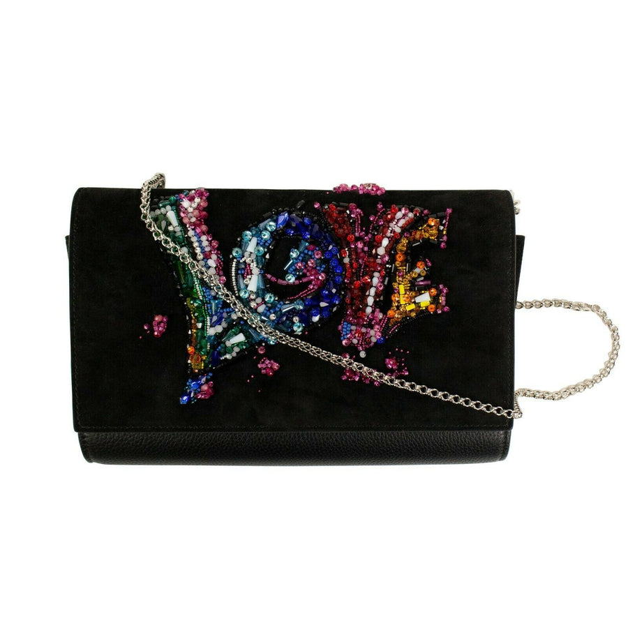 Paloma Love Suede Clutch Bag - Black