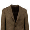 Drop 7 Tweed Wool Three Roll 2 Button Sport Coat - Brown