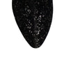 Eloise Velvet Glitter Short Boots - Black