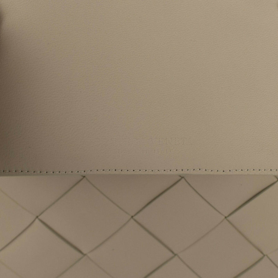 Leather 'Maxi Cabat' Tote Bag - Mist White