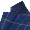Drop 8 Check Wool 3 Roll 2 Button Sport Coat - Blue