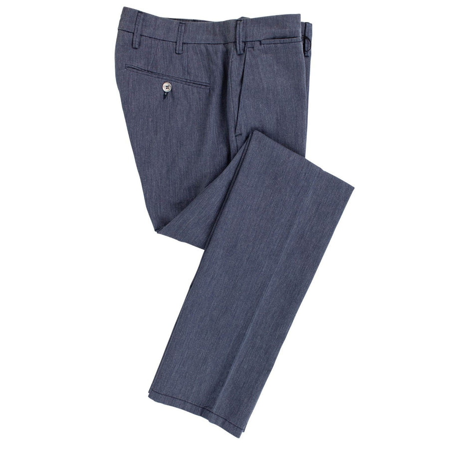 Blue Cotton Pants