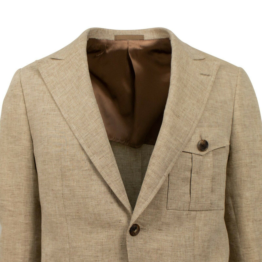 Drop 8 Two Button Linen Sport Coat - Tan