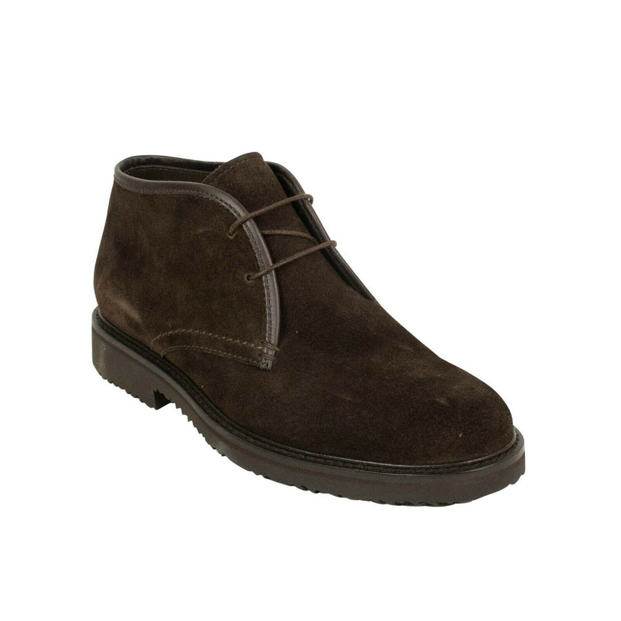 Suede Chukka Boots - Brown