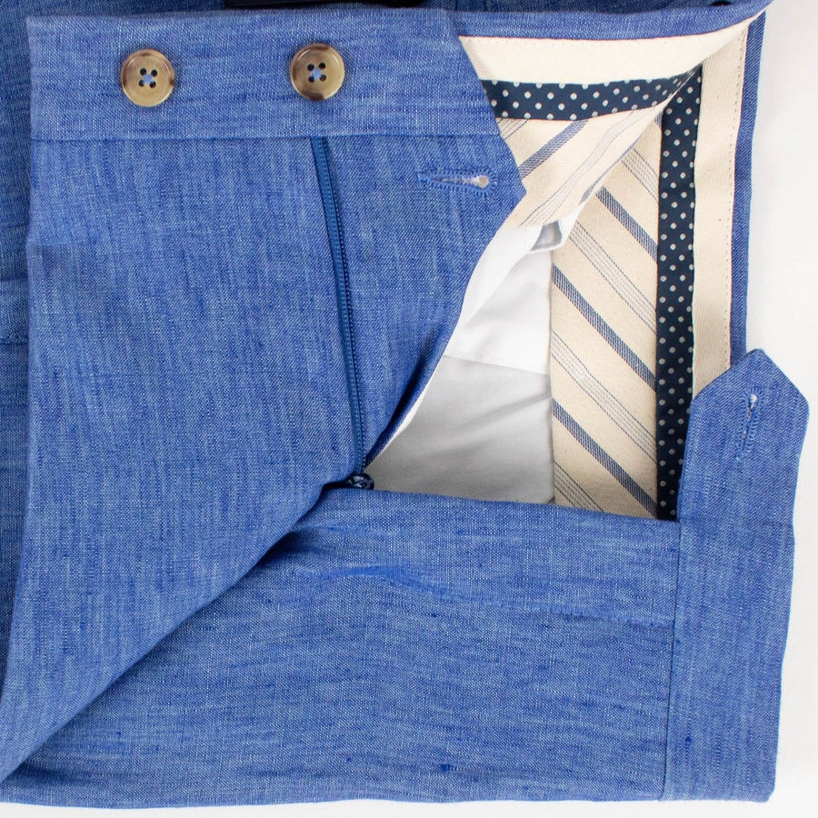Blue Linen Pants