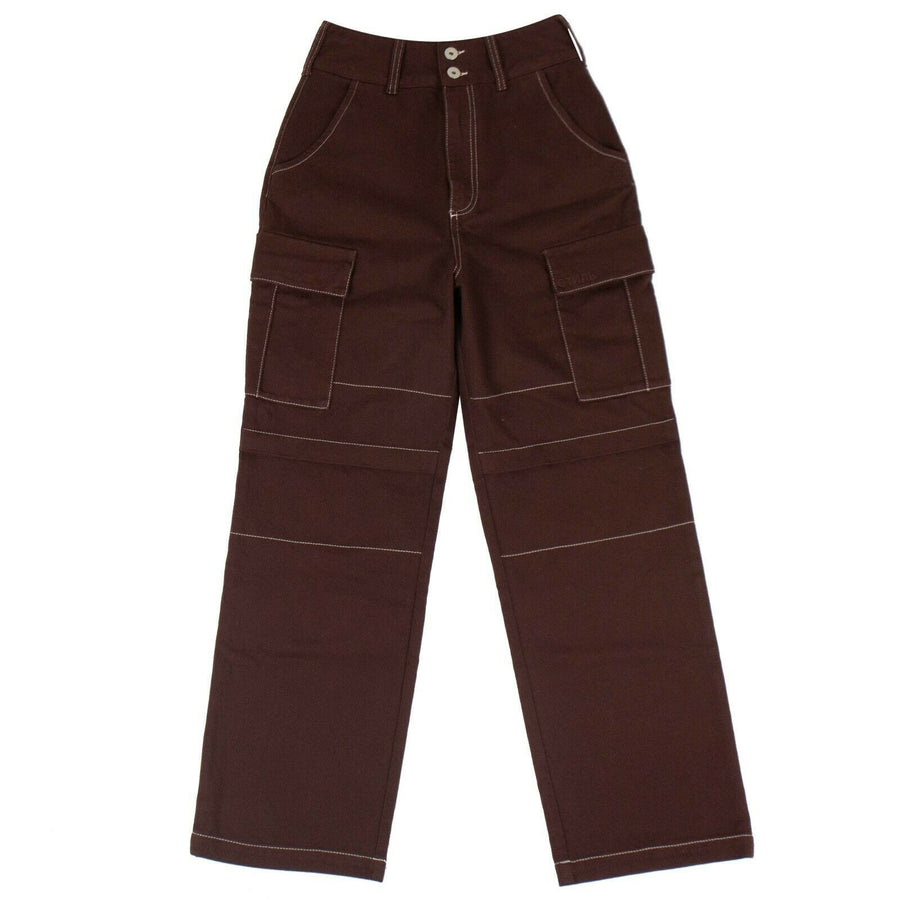 CTNMB Cotton Cargo Pants - Burgundy