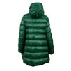 'Suyen' Down Filled Quilted Puffer Parka Coat - Green
