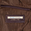 Ostrich Zip Up Leather Sport Coat - Brown