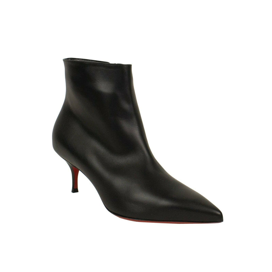 'So Kate' Leather Ankle Boots - Black