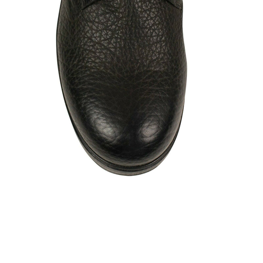 Zucca Zeppa Leather Boots - Black