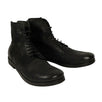 Listello Lace Up Leather Boots - Black