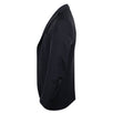 Polyester Solid Two Button Suit - Black