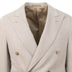 Drop 8 Wool Herringbone Double Breasted Sport Coat - Beige