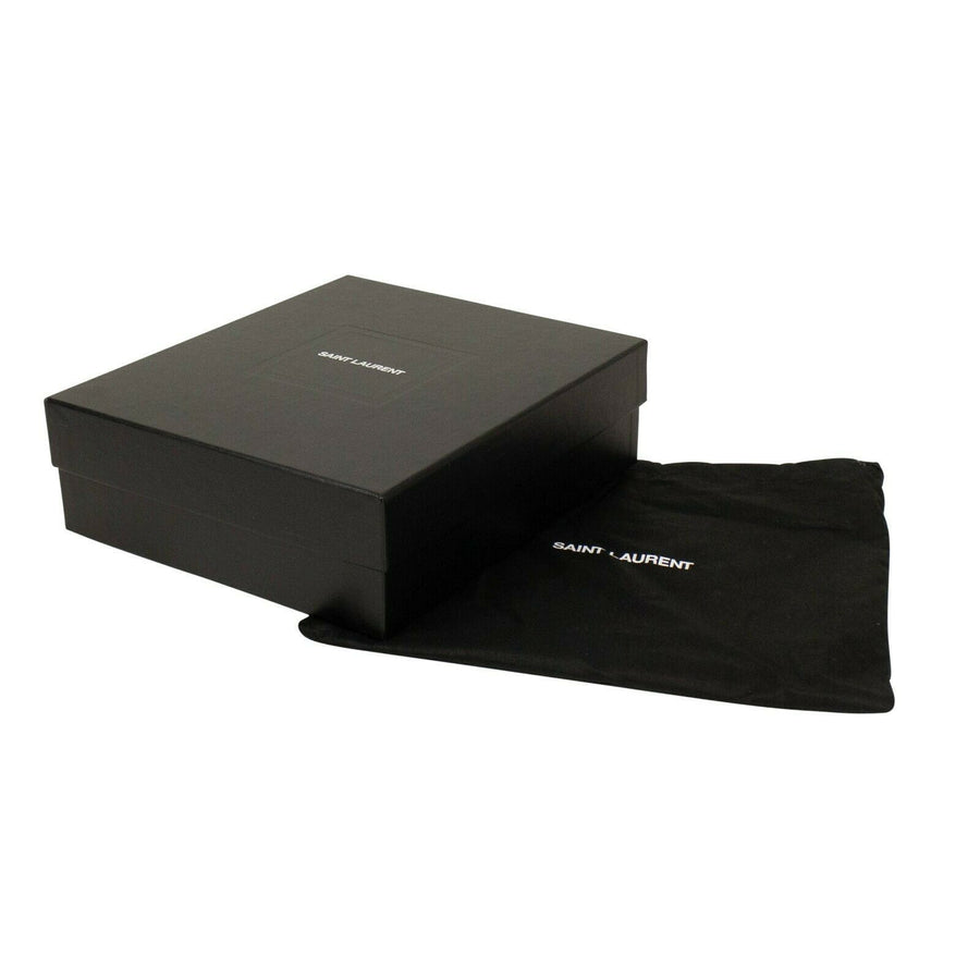 YSL Leather Grain De Poudre Roya Mini Crossbody Bag - Black