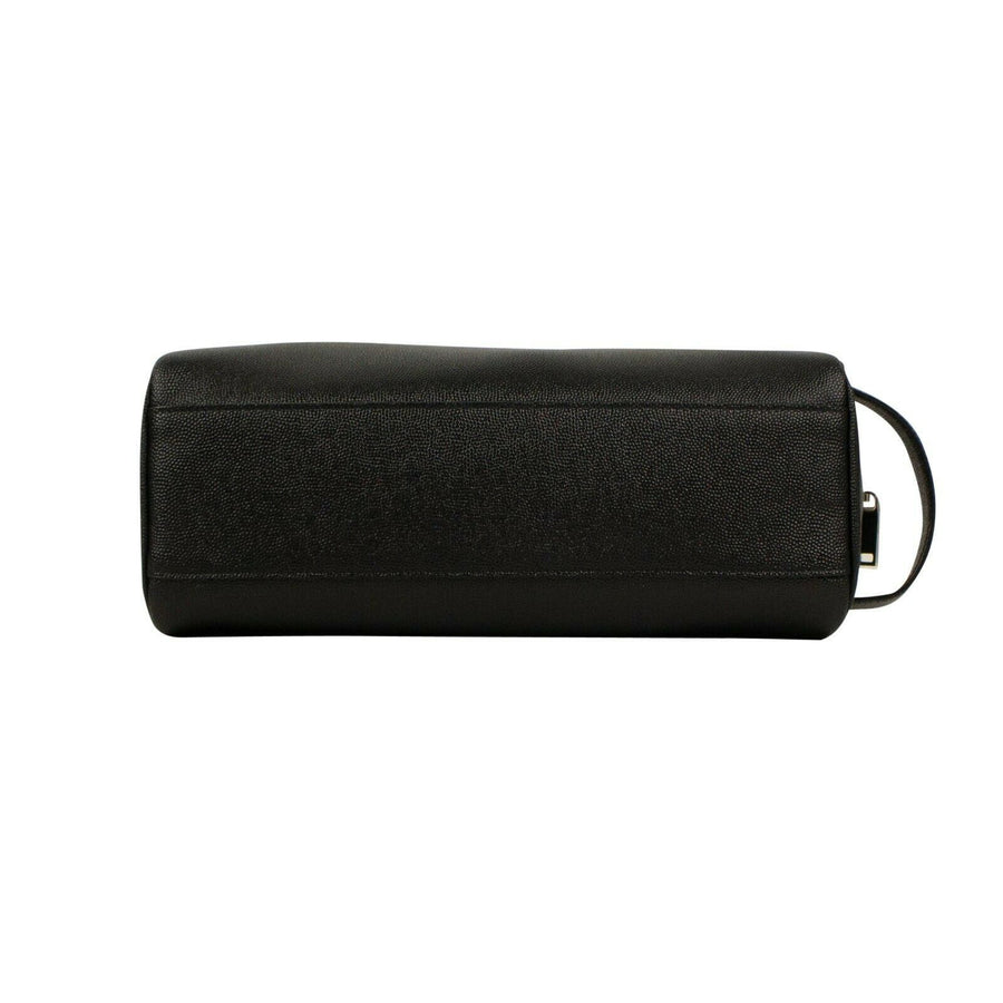 YSL Leather Toiletry Bag - Black