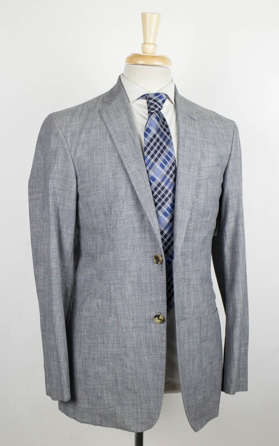 Martin Greenfield Indigo Denim Suit - Gray