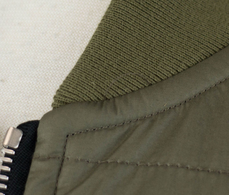 Bogota Cotton Bomber Jacket - Green