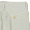 Cotton Blend Suede Pants - Beige