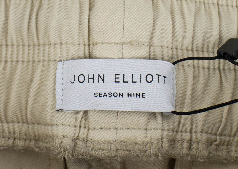 Cotton Embroidered Shorts - Tan