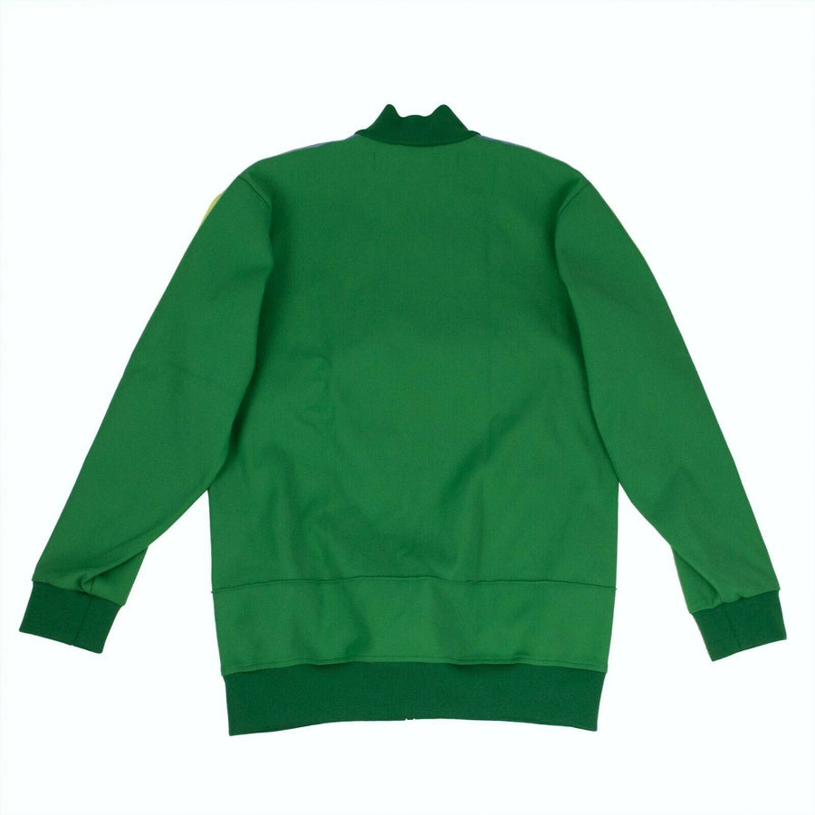 Zip Up Logo Stripe Track Jacket - Green
