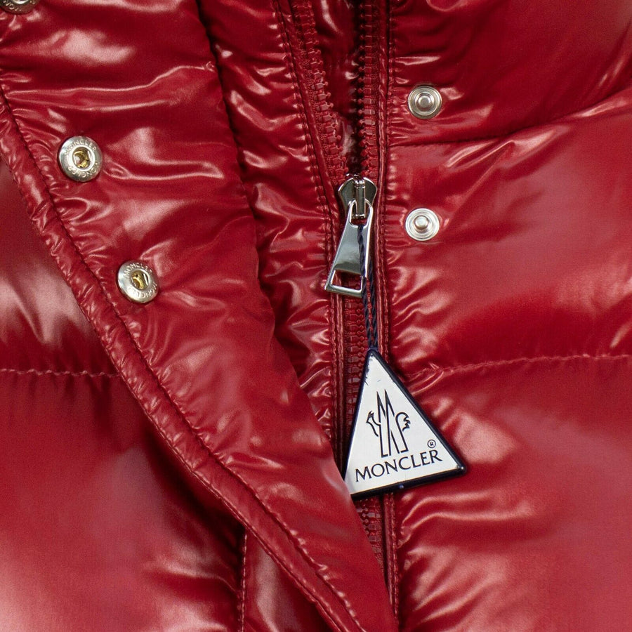 Chouette Down Filled Quilted Puffer Coat - Red