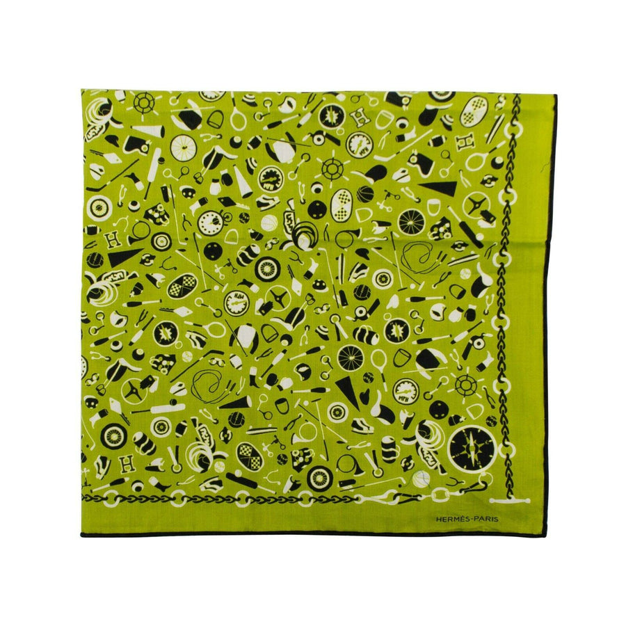 Cotton Sport 'En Vranc' 55 Bandana Scarf - Green