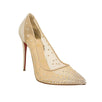 Follies Strass' Mesh 100mm Pumps - Gold Glitter