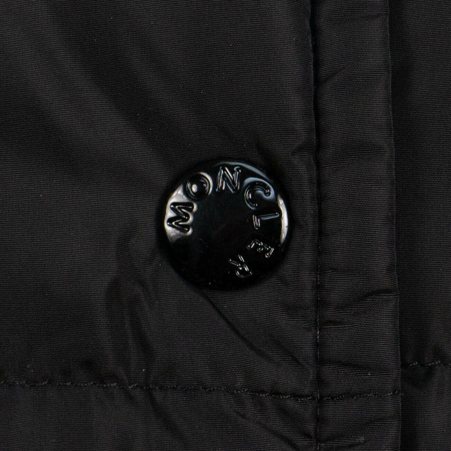 'Mesange' Down Filled Quilted Puffer Coat - Black