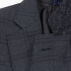 Drop 8 Checked Wool Two Button Suit - Gray