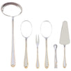 Sterlingcraft¬Æ High-Quality, Heavy-Gauge Stainless Steel 72pc Flatware and Hostess Set with Gold Trim