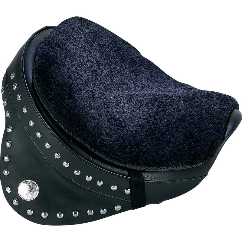Diamond Plate Gel/Memory Foam Motorcycle Seat Cushion