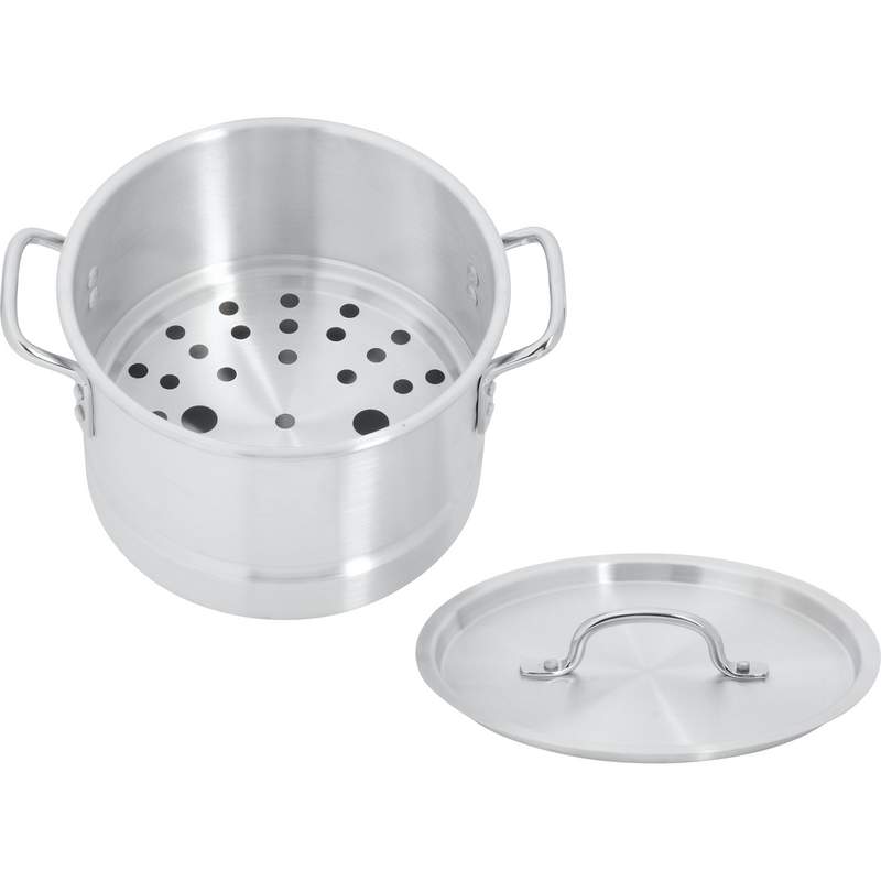 LaCusine 12pc Aluminum Steamer Stockpot Set