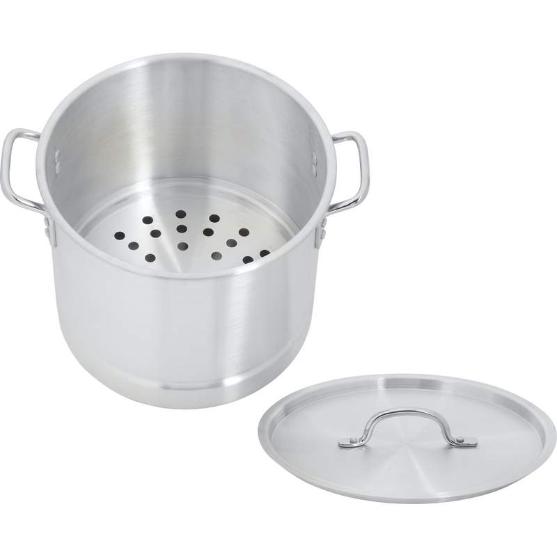 LaCusine 12pc Aluminum Steamer Stockpot Set