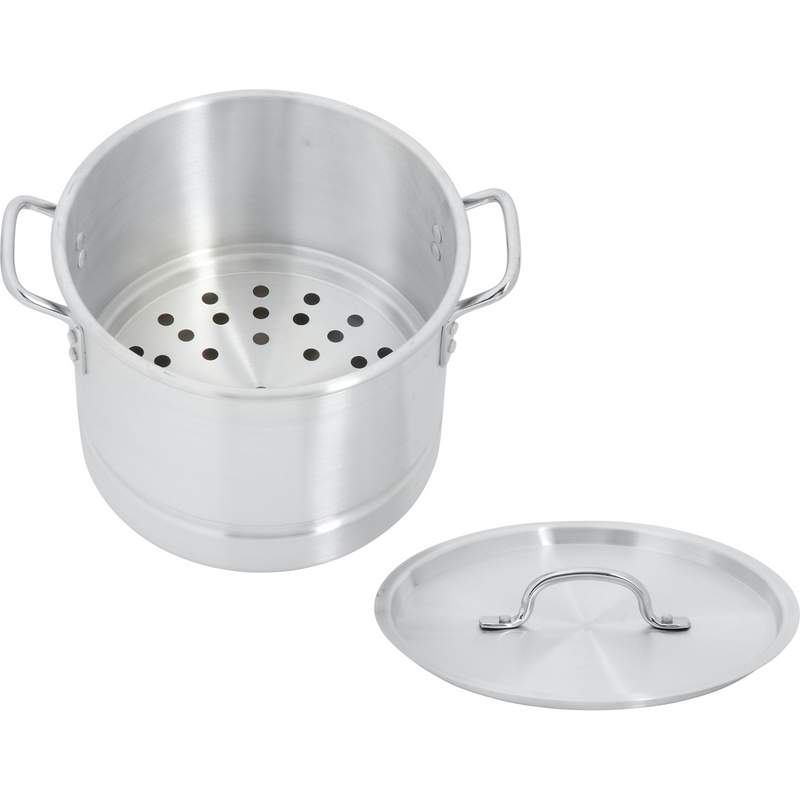 LaCusine 12pc Aluminum Steamer Stockpot Set