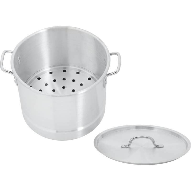 LaCusine 12pc Aluminum Steamer Stockpot Set