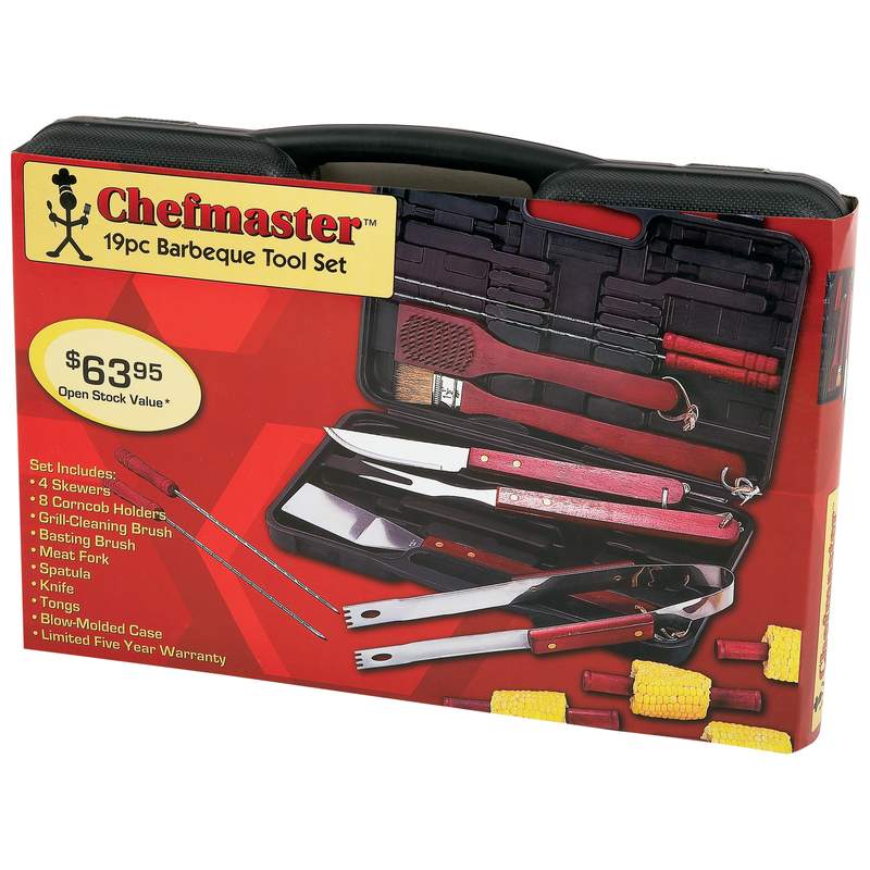 Chefmaster 19pc Barbeque Tool Set