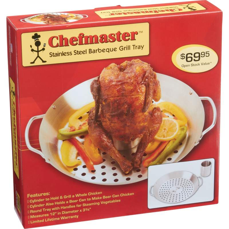 Chefmaster Stainless Steel BBQ Grill Tray