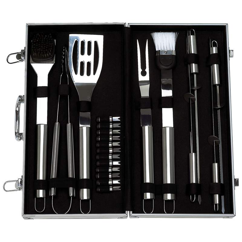Chefmaster 22pc Stainless Steel Barbeque Tool Set
