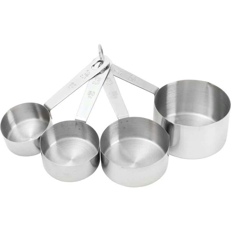 Chef's Secret¬Æ 4pc T304 Stainless Steel Measuring Cup Set