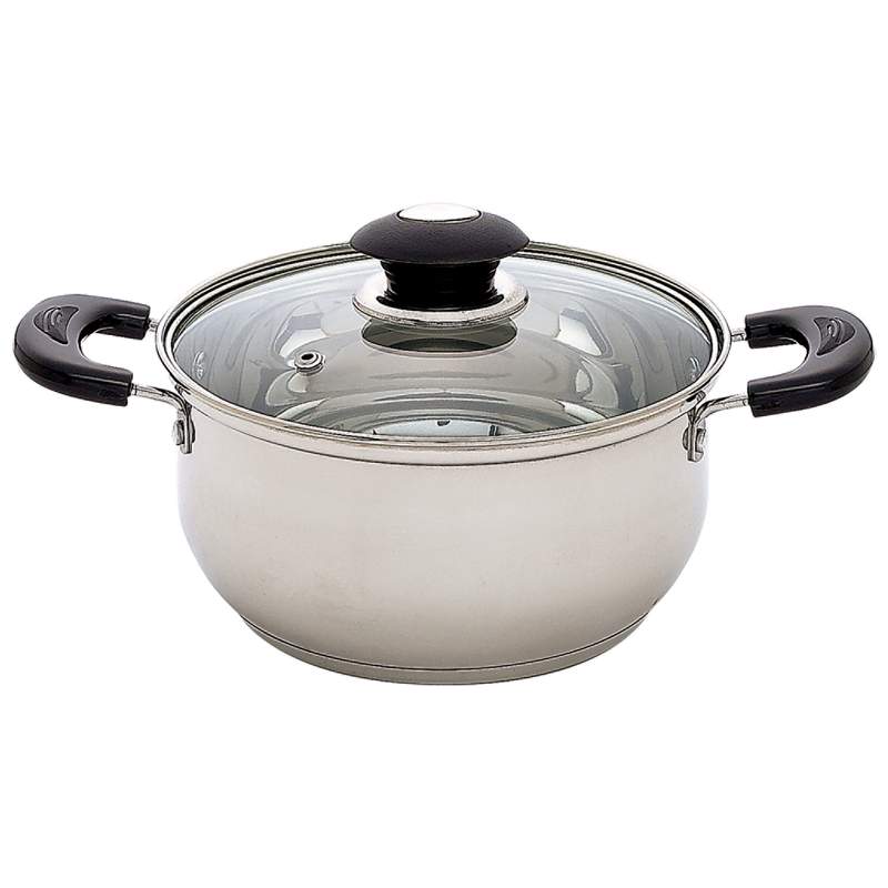 Wyndham House by Justin Wilson 12pc Stainless Steel Cookware Set