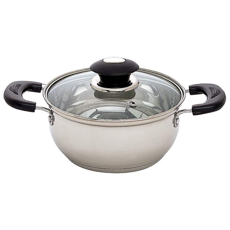 Wyndham House by Justin Wilson 12pc Stainless Steel Cookware Set