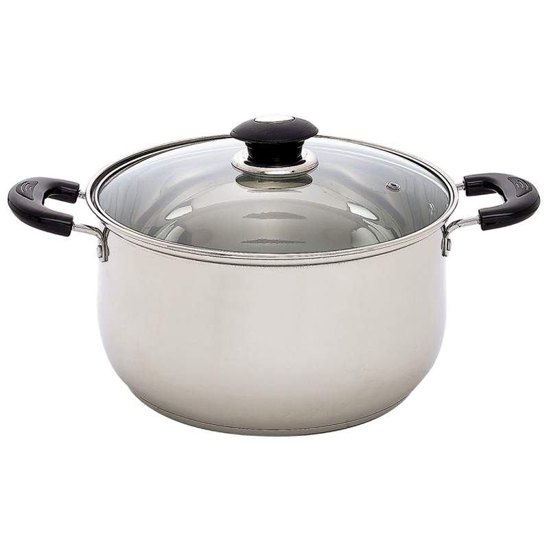 Wyndham House by Justin Wilson 12pc Stainless Steel Cookware Set