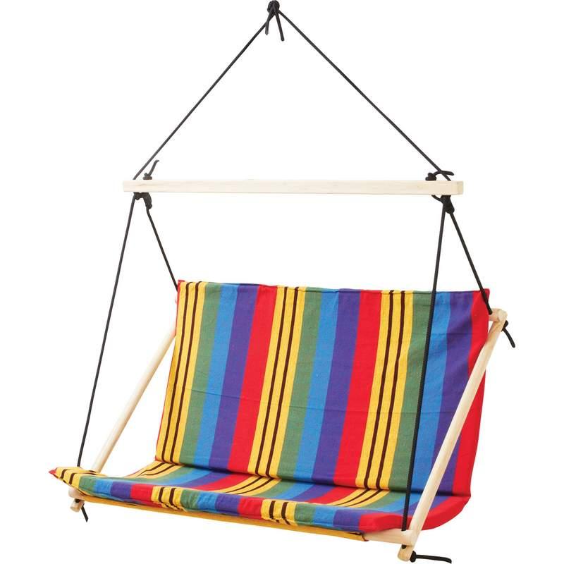 Club Fun Double-Wide Hanging Rope Chair