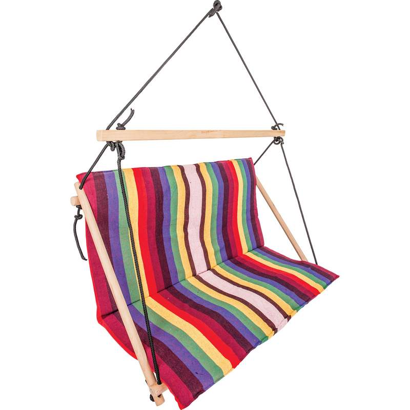 Club Fun Double-Wide Hanging Rope Chair