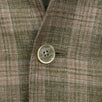 Drop 8 Plaid Wool Blend 3 Roll 2 Button Sport Coat - Beige