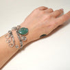 Handmade Green Aventurine Cuff Bracelet