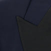 Wool One Button Tuxedo - Blue