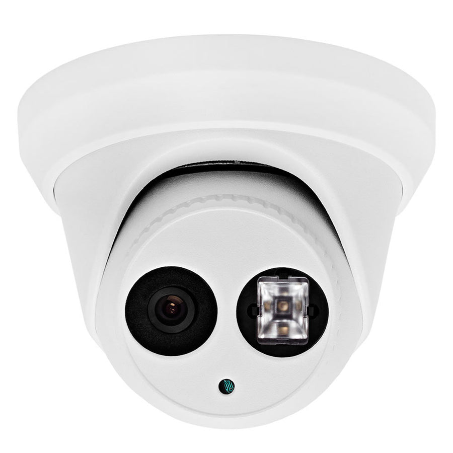 4 Megapixel Ip Network Camera Plug & Play, Outdoor Turret, 2.8mm, 65' Exir Range, Cvbs Output, Poe/dc12v